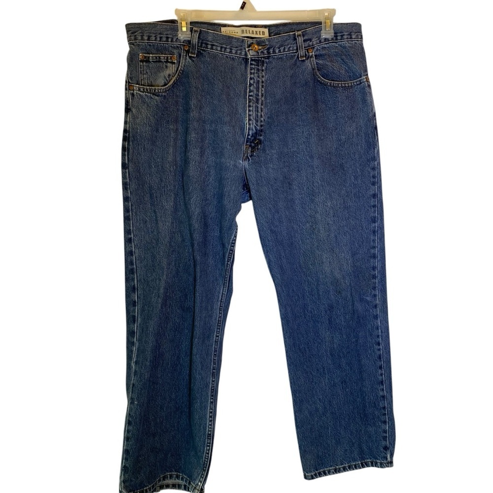 Arizona Jean Company Men's Size 40/29 Relaxed Fit Denim Blue Jeans